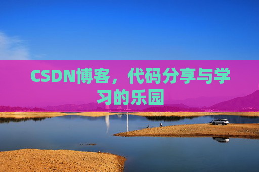 CSDN博客,代码分享与学习的乐园
